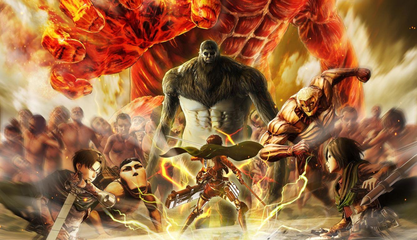 1336x768 Attack On Titan Wallpaper 4k