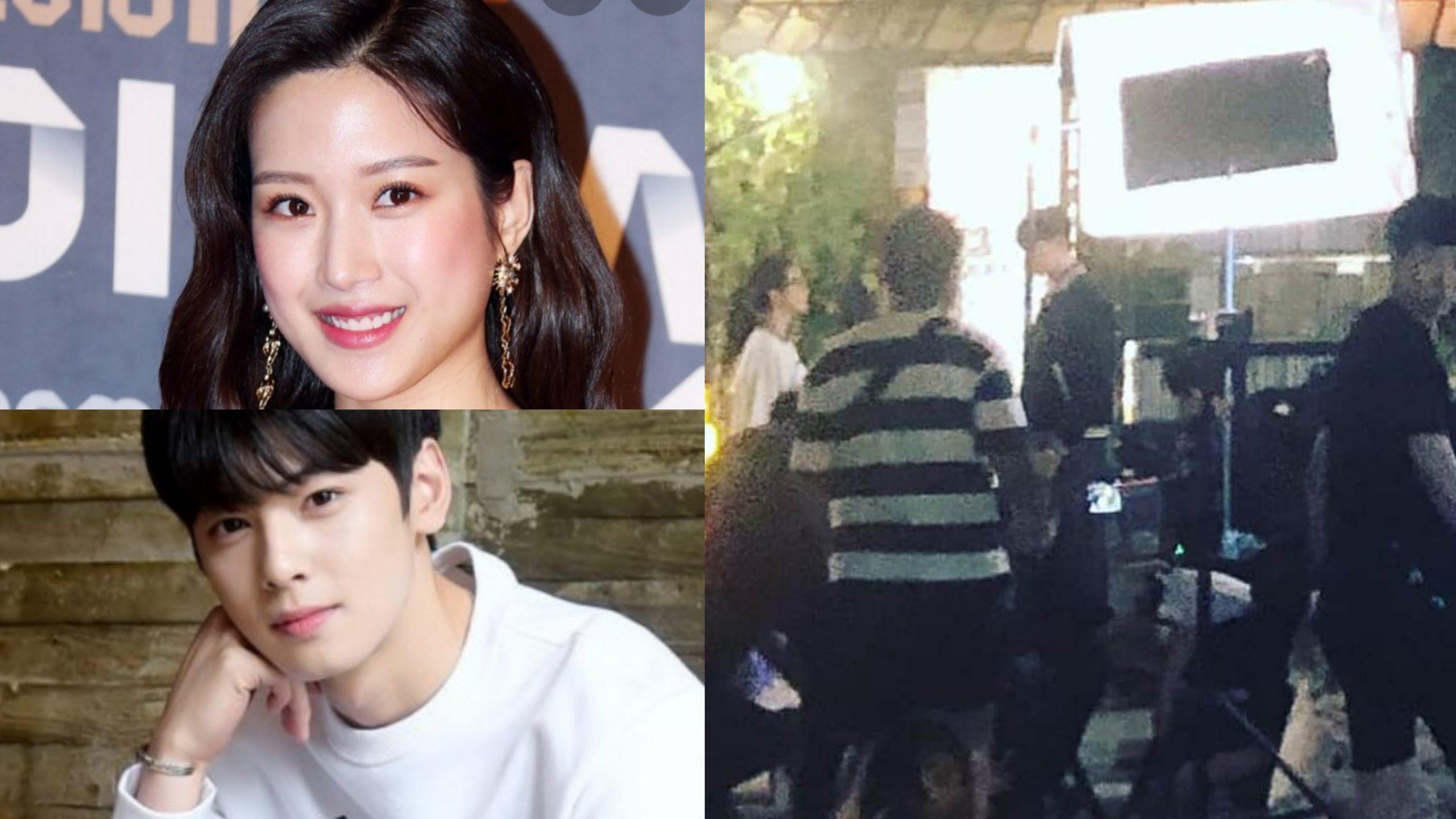 2560x1440 Cha Eunwoo and Moon Ga Young Were Reportedly Spotted Filming For TRUE BEAUTY