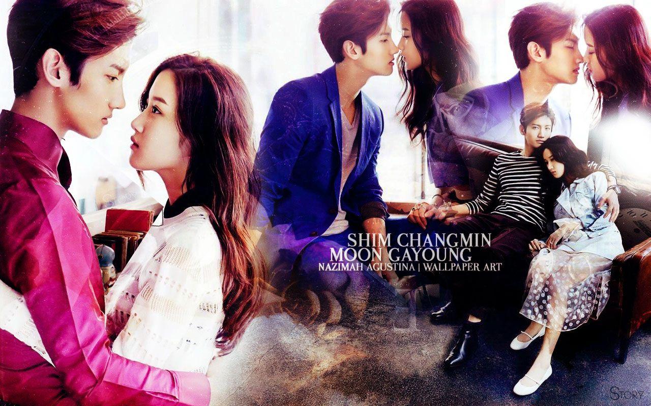 1280x800 TVXQ Changmin With Moon Gayoung. MIMI Couple Wallpaper