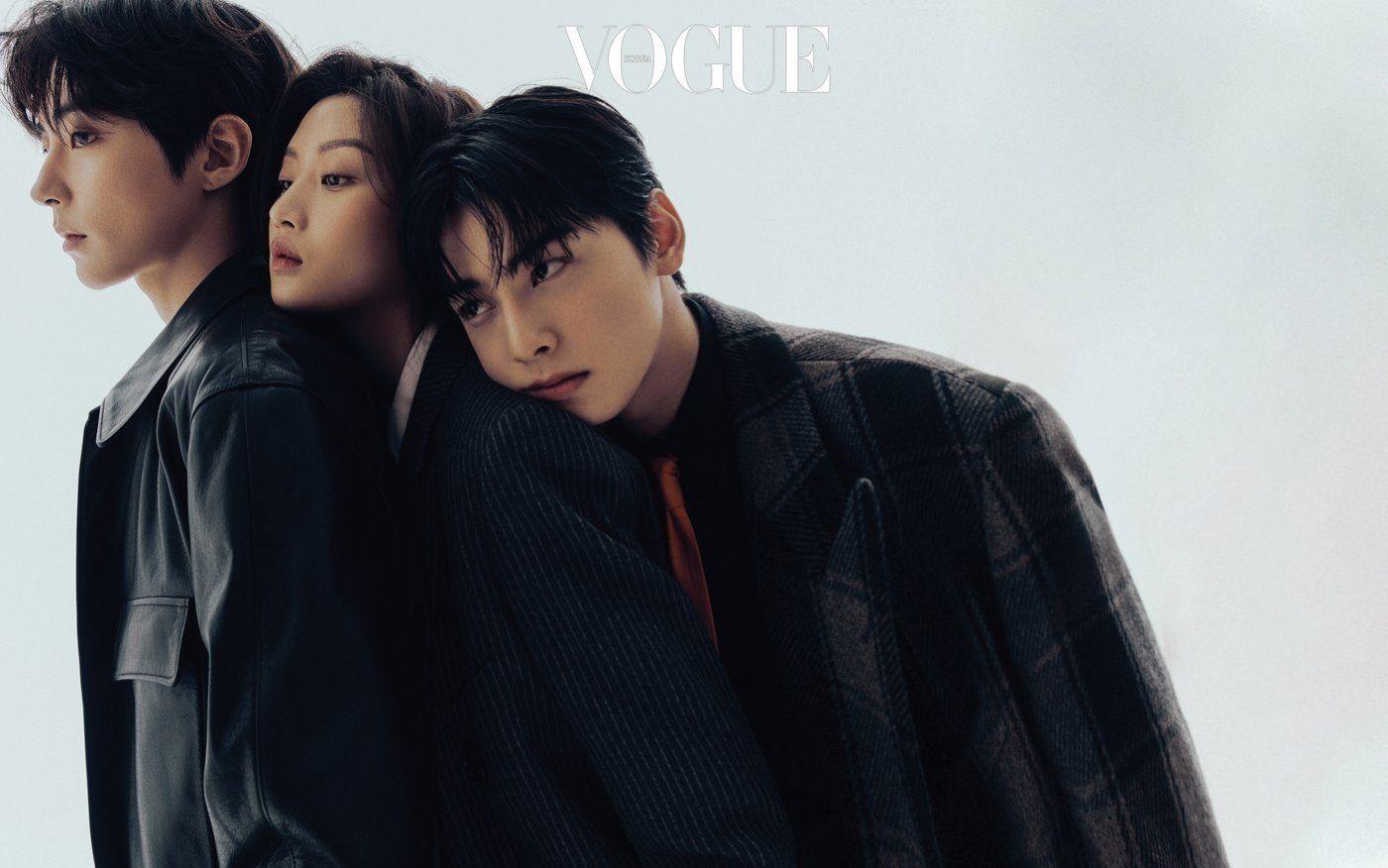 1400x876 Cha Eun Woo, Moon Ga Young And Hwang In Yeop From True Beauty In A Collab Pictorial HanCinema - The Korean Movie And Drama Database