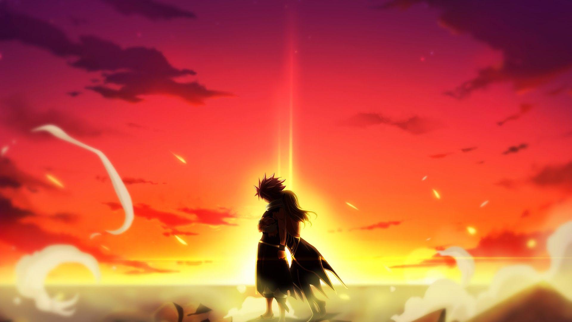 1920x1080 Free download natsu lucy hug sunset fairy tail anime HD wallpaper 1920x1200 b025 [1920x1200] for your Desktop, Mobile & Tablet. Explore Anime Hug Wallpaper. Anime Hug Wallpaper, Hug Wallpaper, Hug Wallpaper