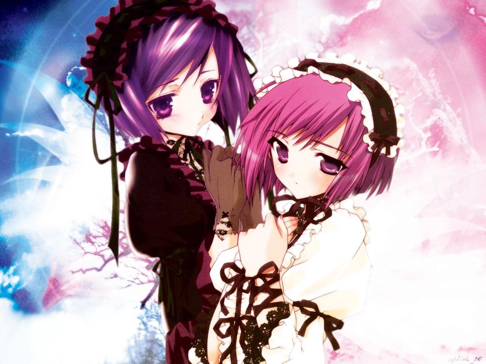 1600x1200 1600x1200 Anime, Girl, Sad, Hug, Touch wallpaper JPG
