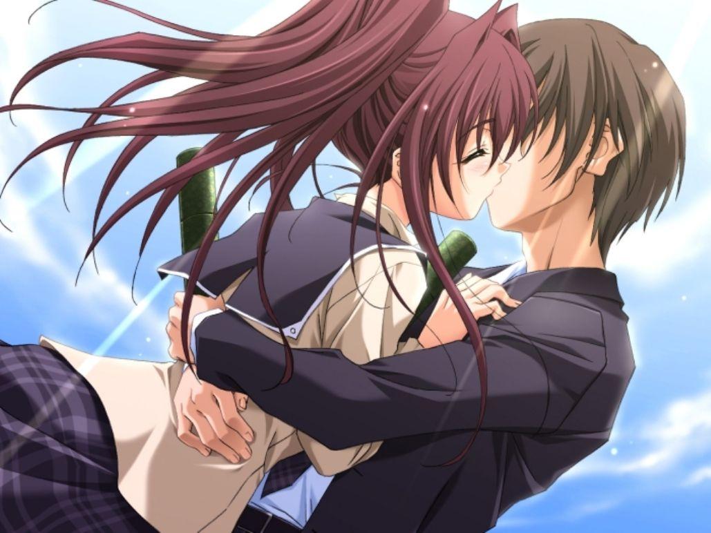 1029x772 Anime Kissing And Hugging