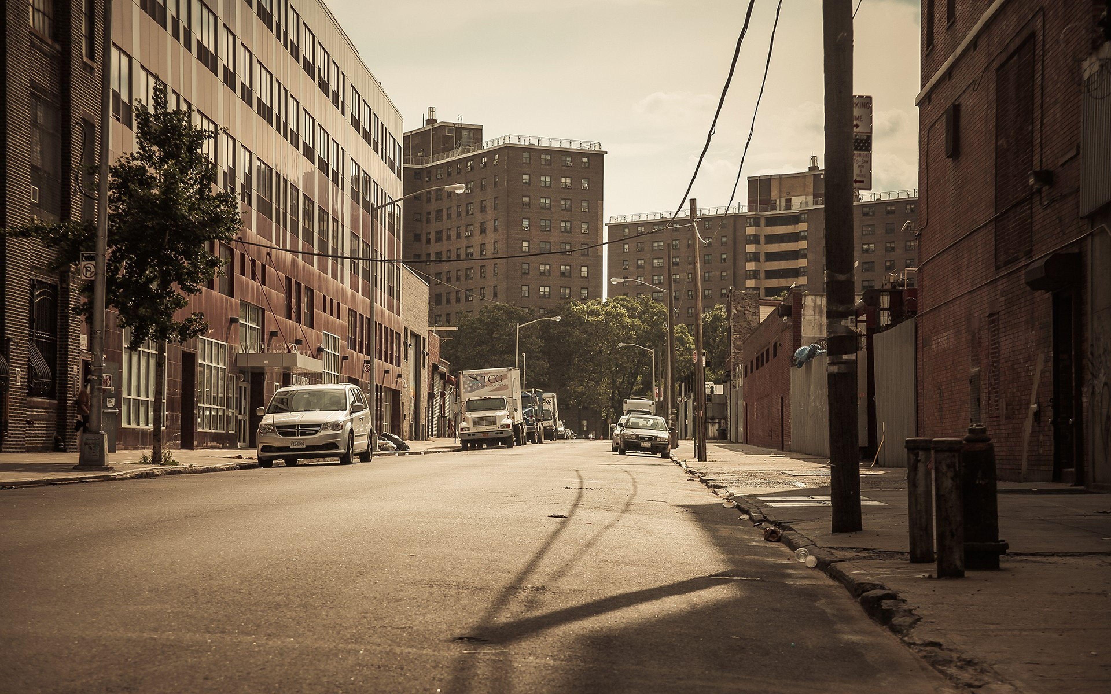 3840x2400 Download Wallpaper 3840x2400 Street, City, Life, Cars, Buildings