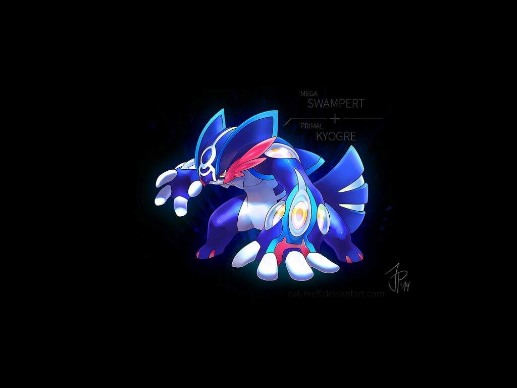 1024x768 Mega Swampert Wallpaper