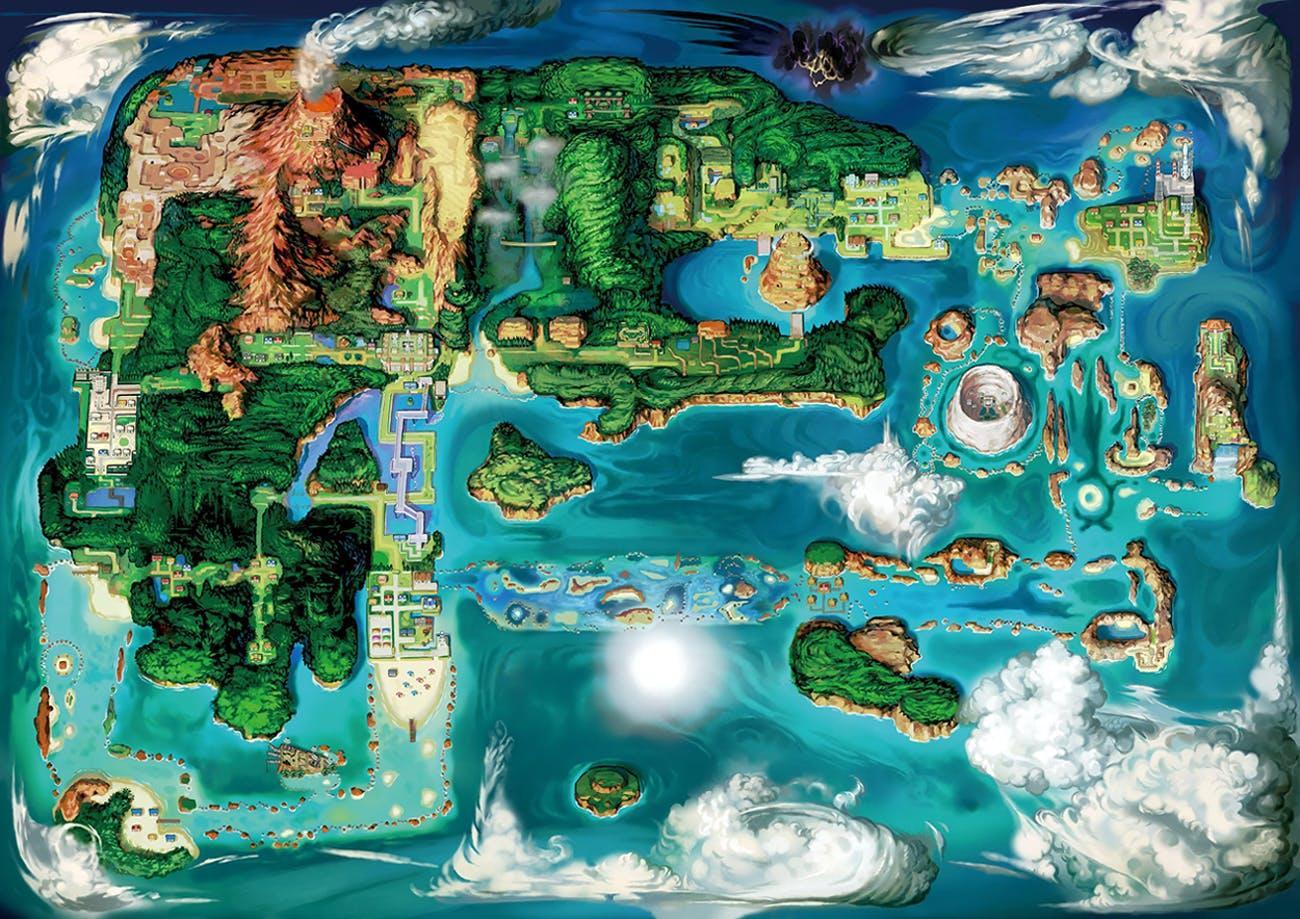 1300x919 Pokémon Hoenn League Wallpaper