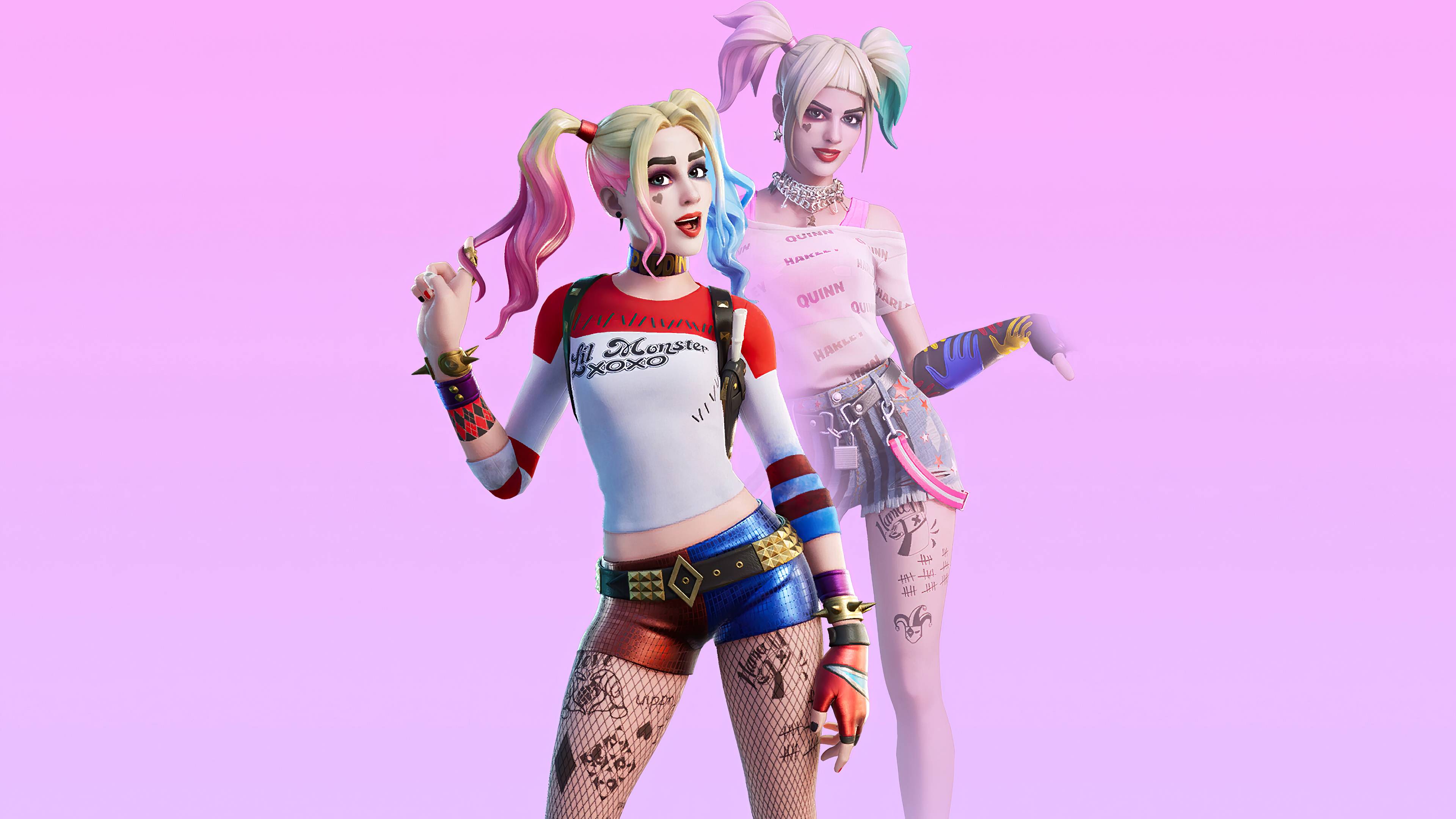 3840x2160 4K Harley Quinn Fortnite Skin Outfit Wallpaper, HD Games 4K Wallpaper, Image, Photo and Background