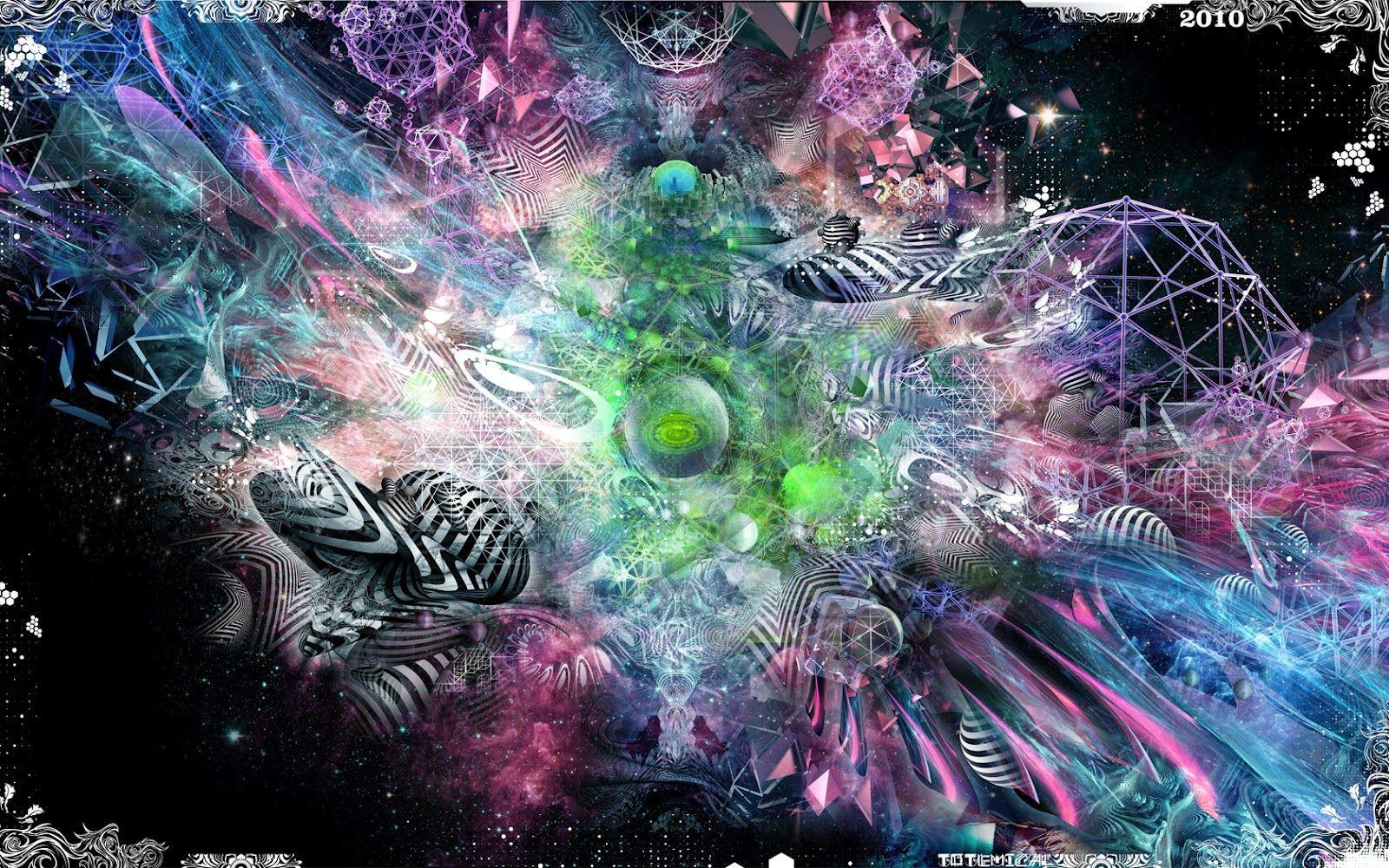 1600x1000 Psychedelic Art Wallpaper