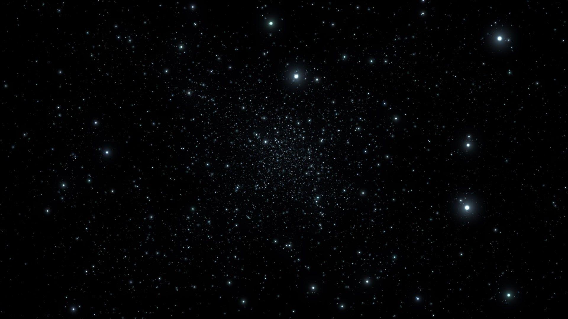 1920x1080 Minimalist Stars Aesthetic Pastel Cute Space Wallpaper