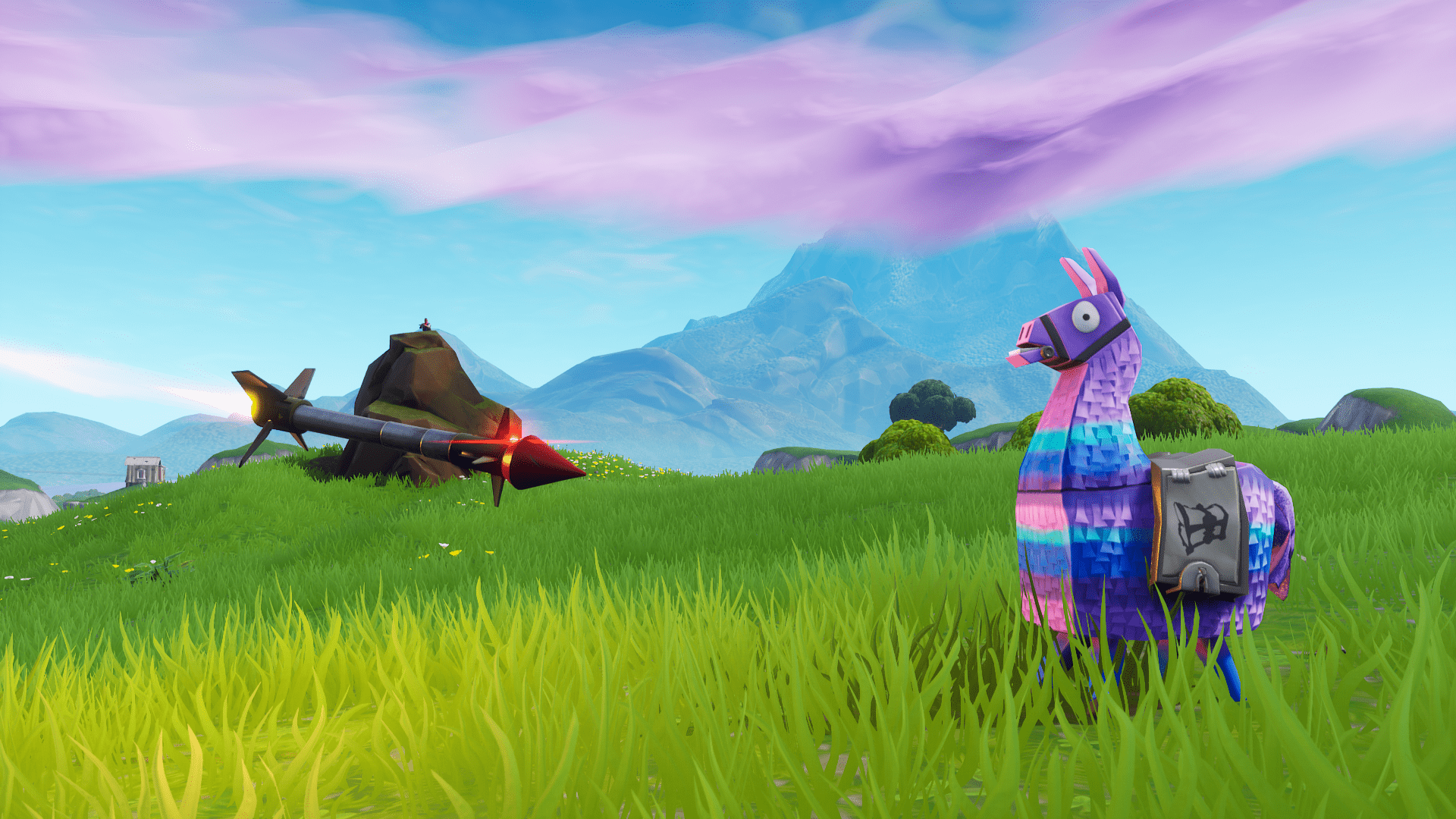 1920x1080 Fortnite Llama Wallpaper