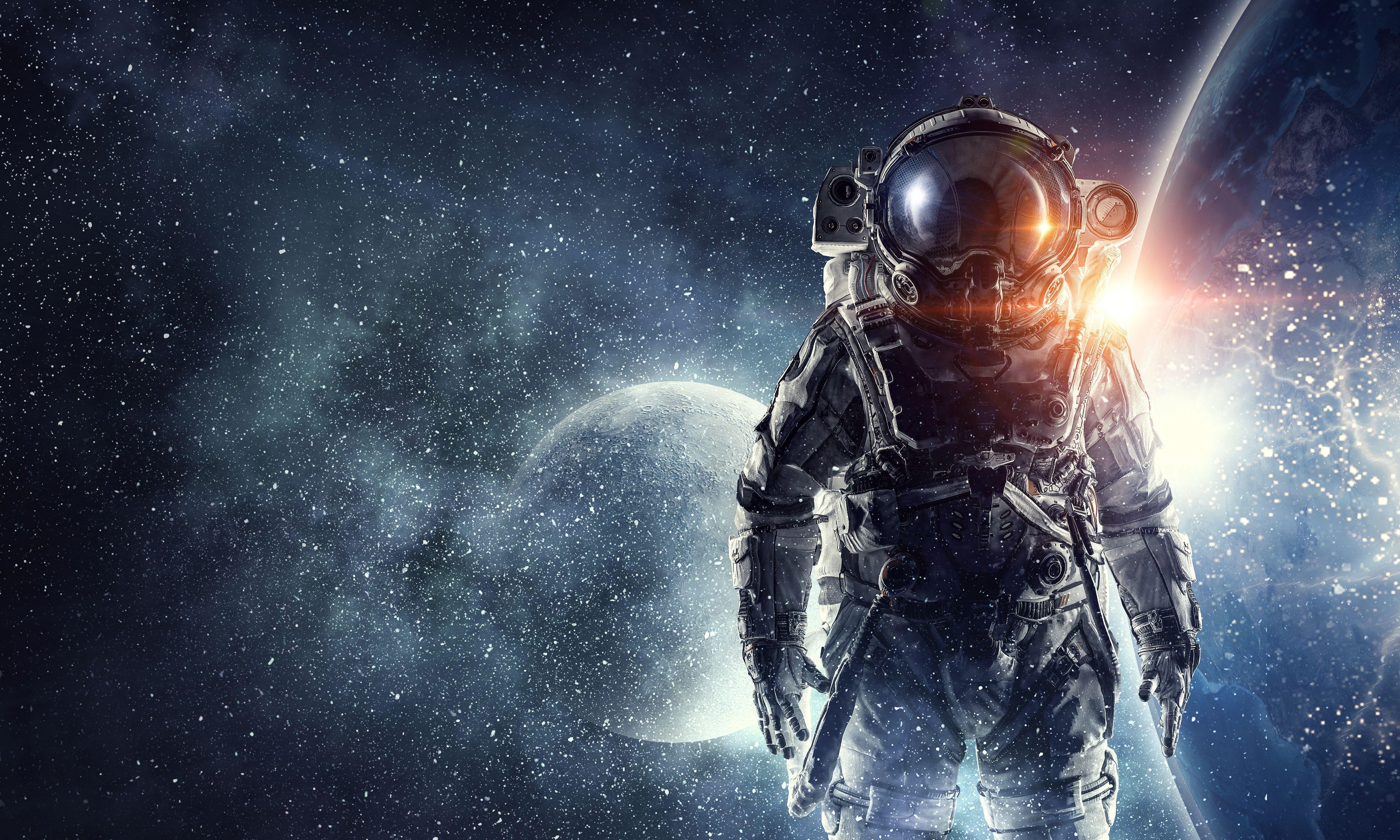 4300x2580 Astronaut For Desktop Wallpaper