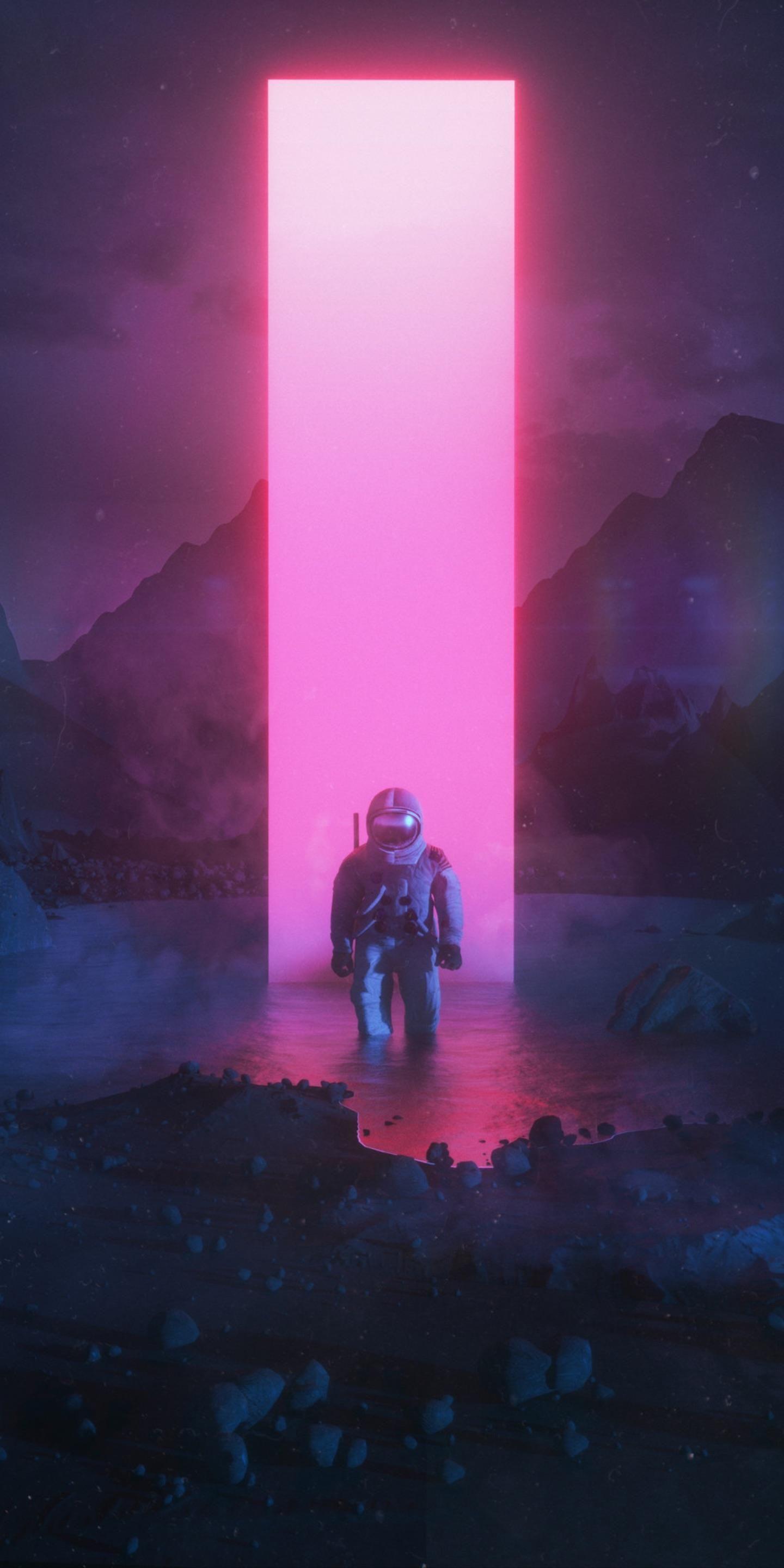 1440x2880 Download Wallpaper Aesthetic Astronaut