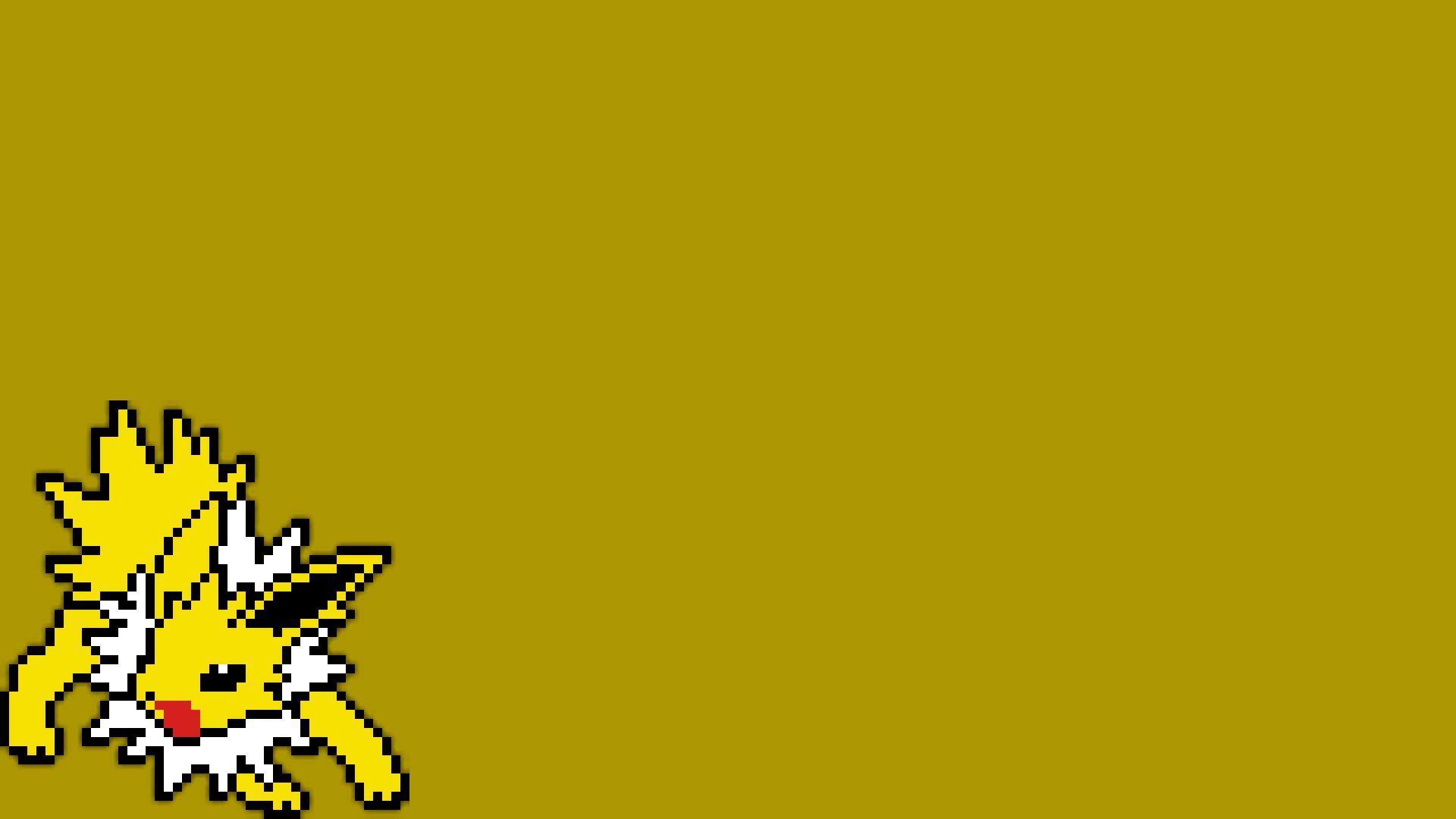 1920x1080 pixel art, Pixels, Joltion, Jolteon Wallpaper HD / Desktop