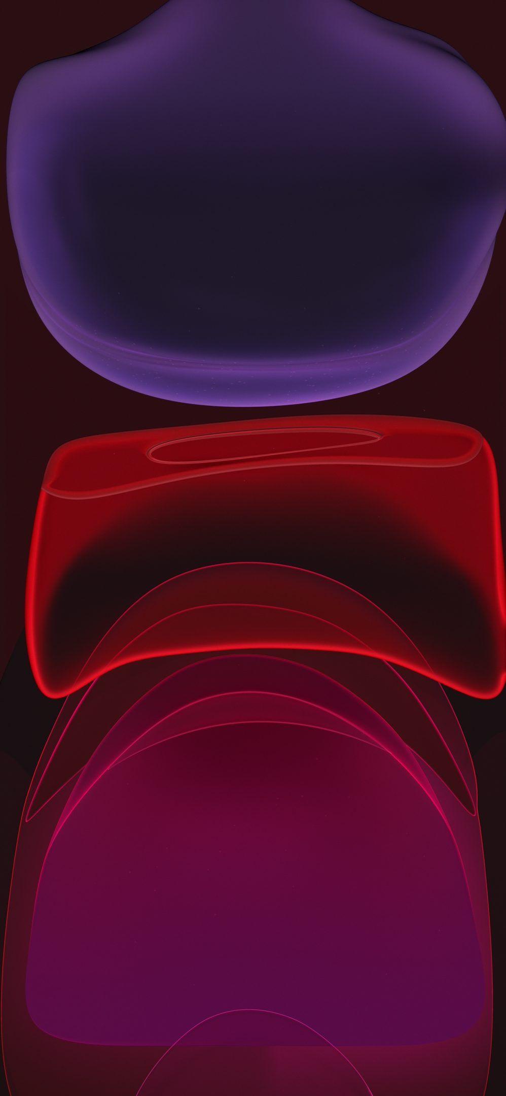 998x2159 Red Wallpaper Oled