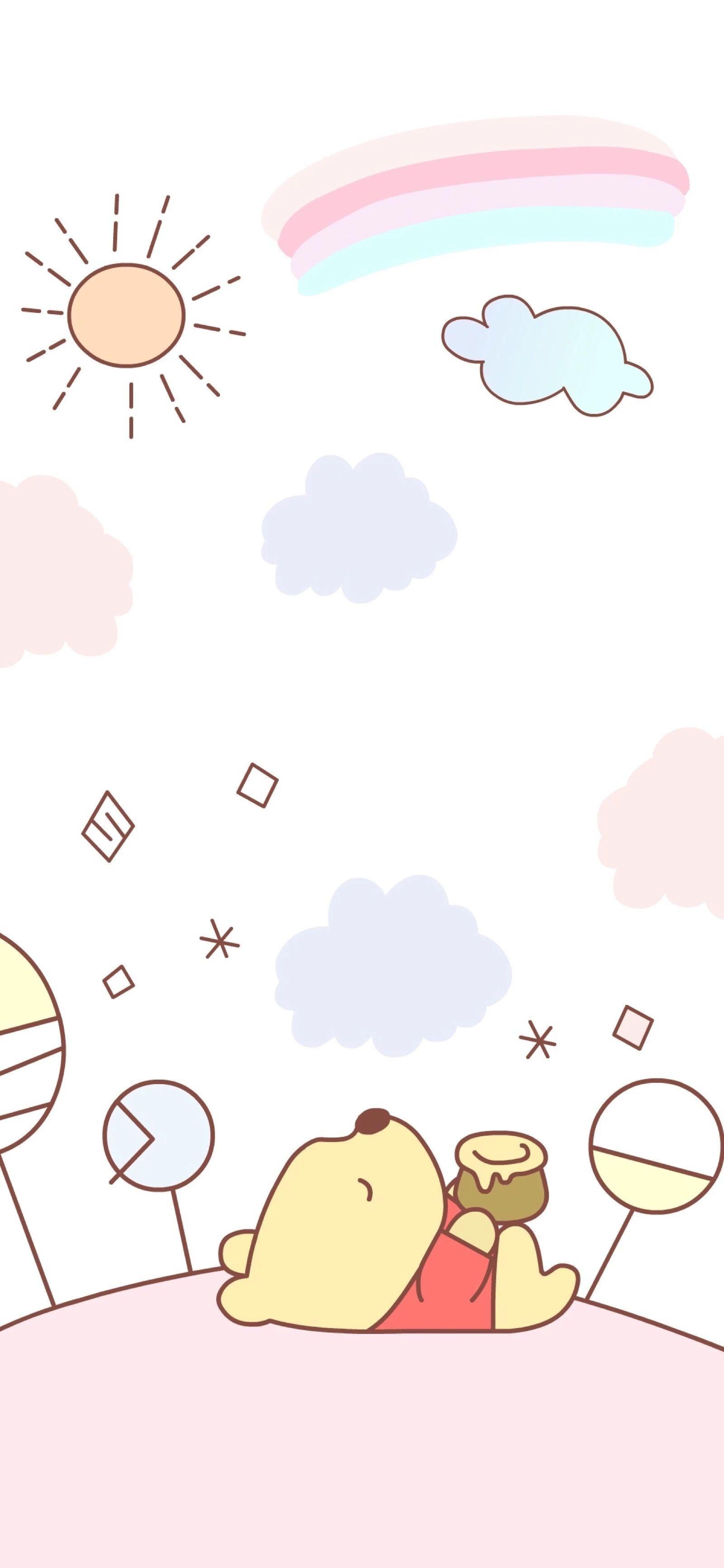 1600x3464 Tsum Tsum Wallpaper