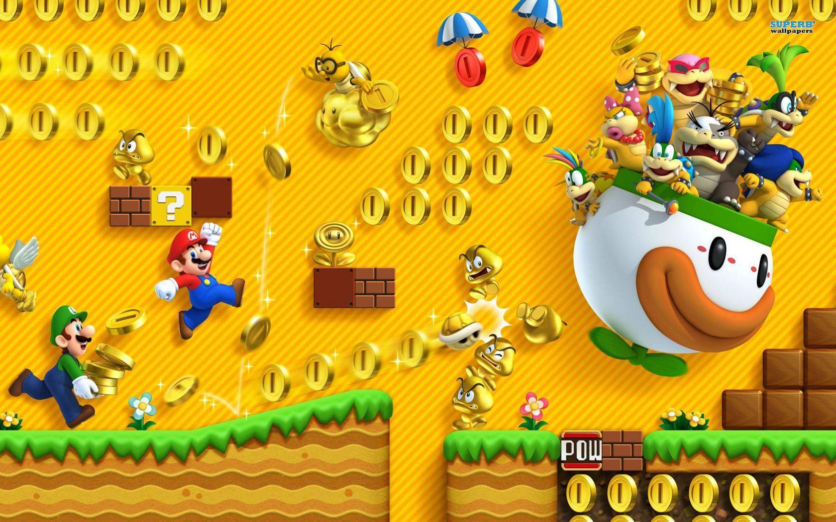 1680x1050 Super Mario Bros Wallpaper
