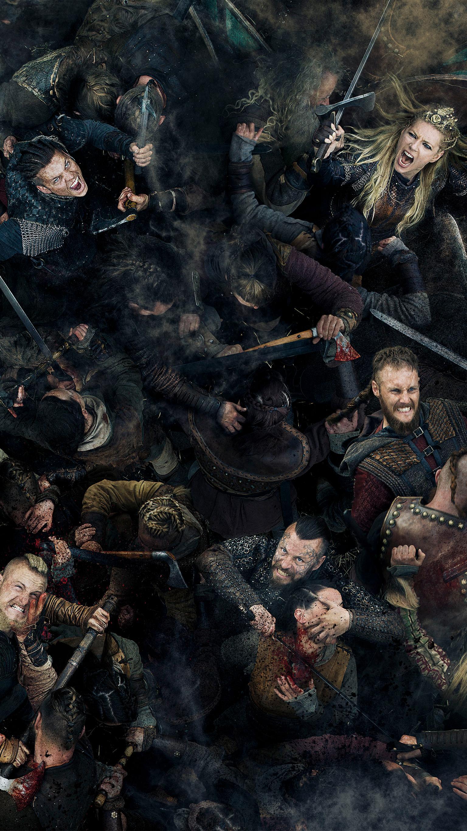 1536x2732 Vikings Wallpaper