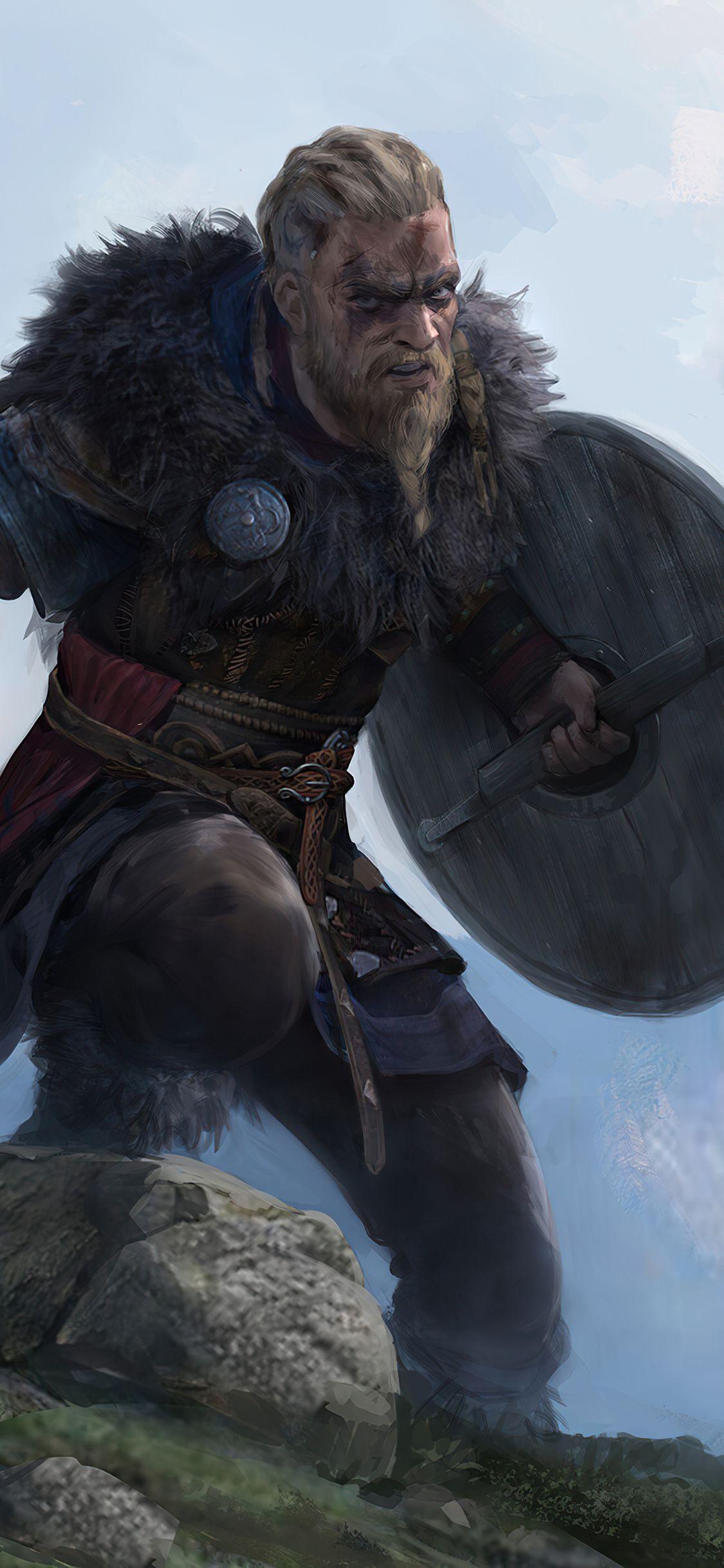 1125x2436 4k Ragnar Lothbrok Assassins Creed Valhalla iPhone XS, iPhone iPhone X HD 4k Wallpaper, Image, Background, Photo and Picture