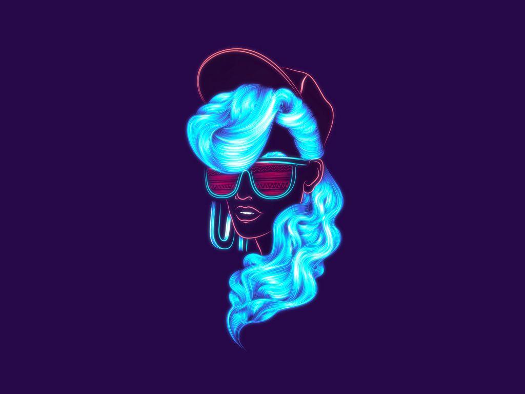 1024x768 Neon 4K wallpaper for your desktop or mobile screen free and easy to download