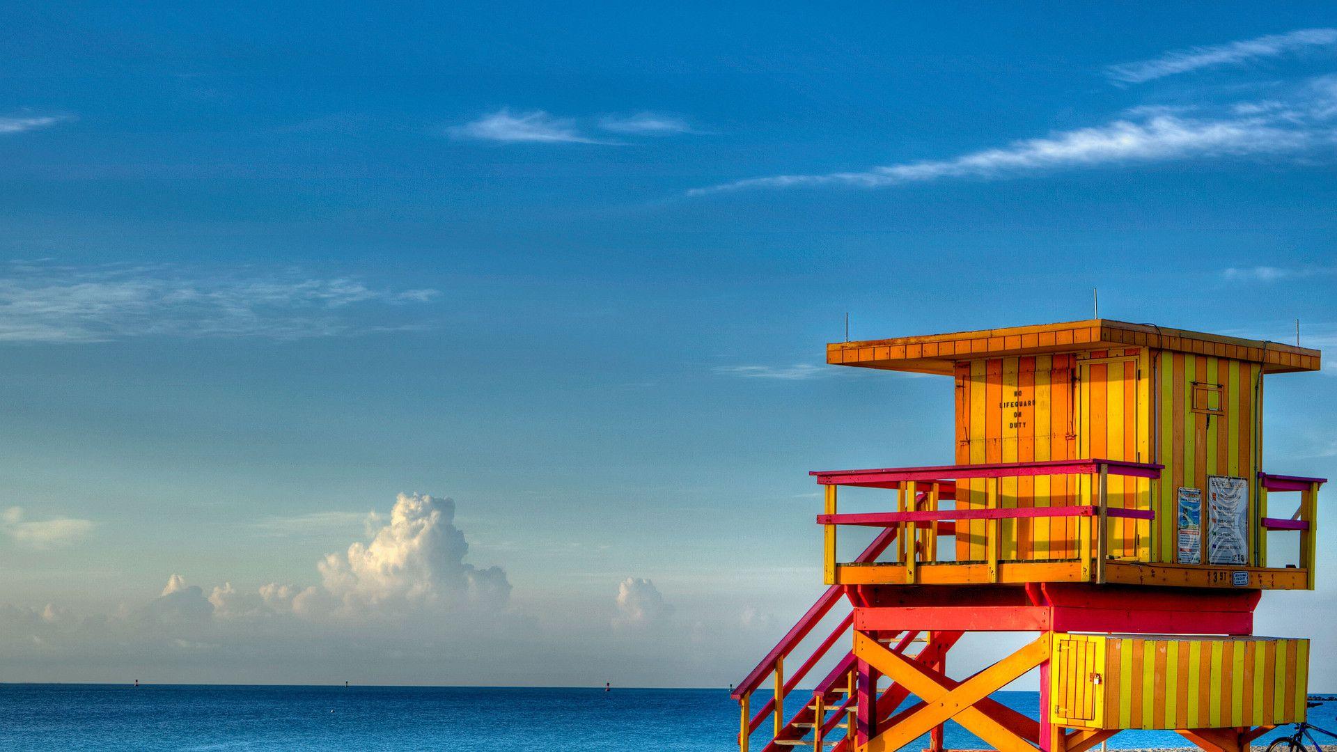1920x1080 Christmas Beach Wallpaper Computer