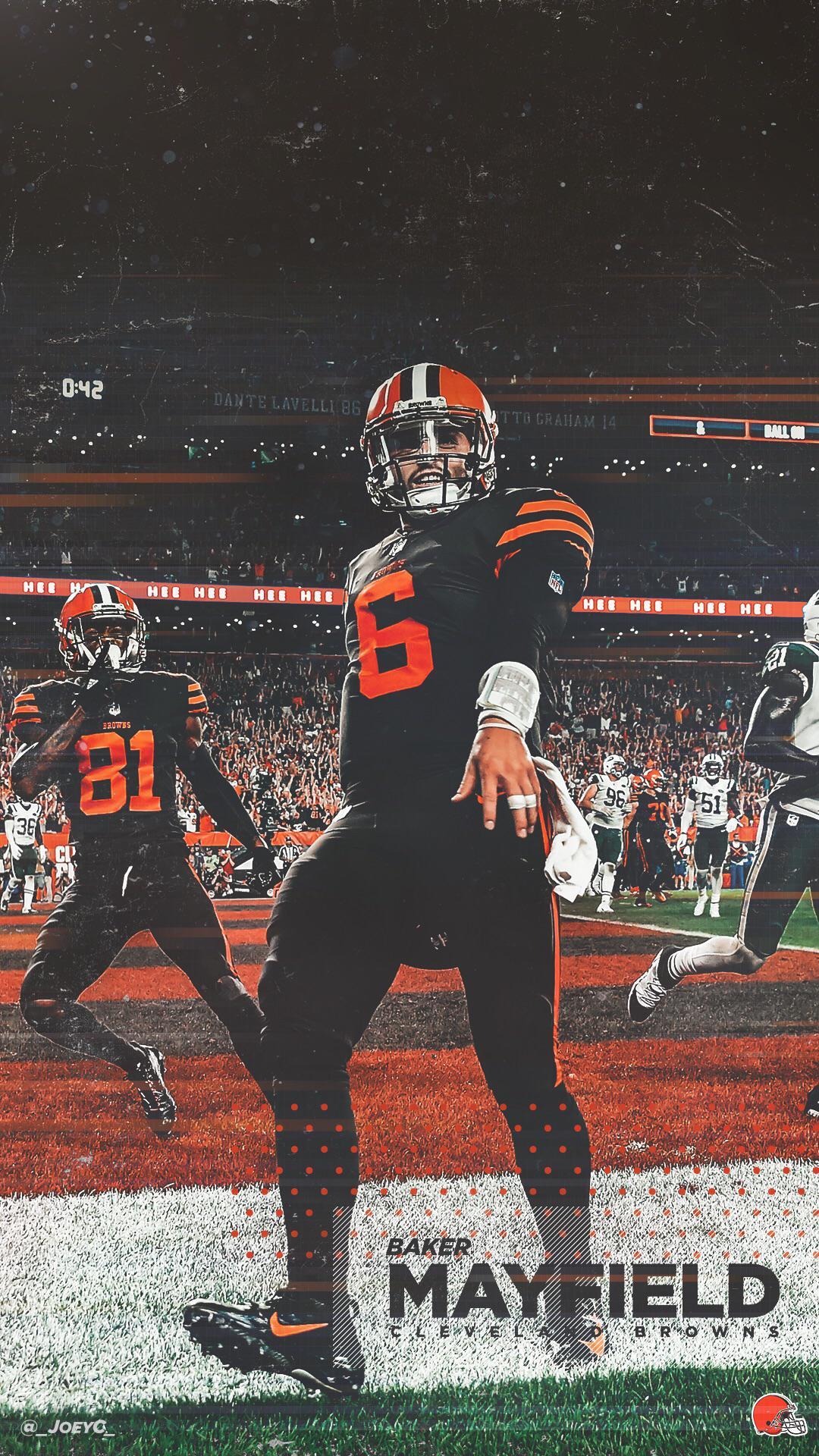 1080x1920 Here is my Baker Mayfield iPhone background image for those who would like it