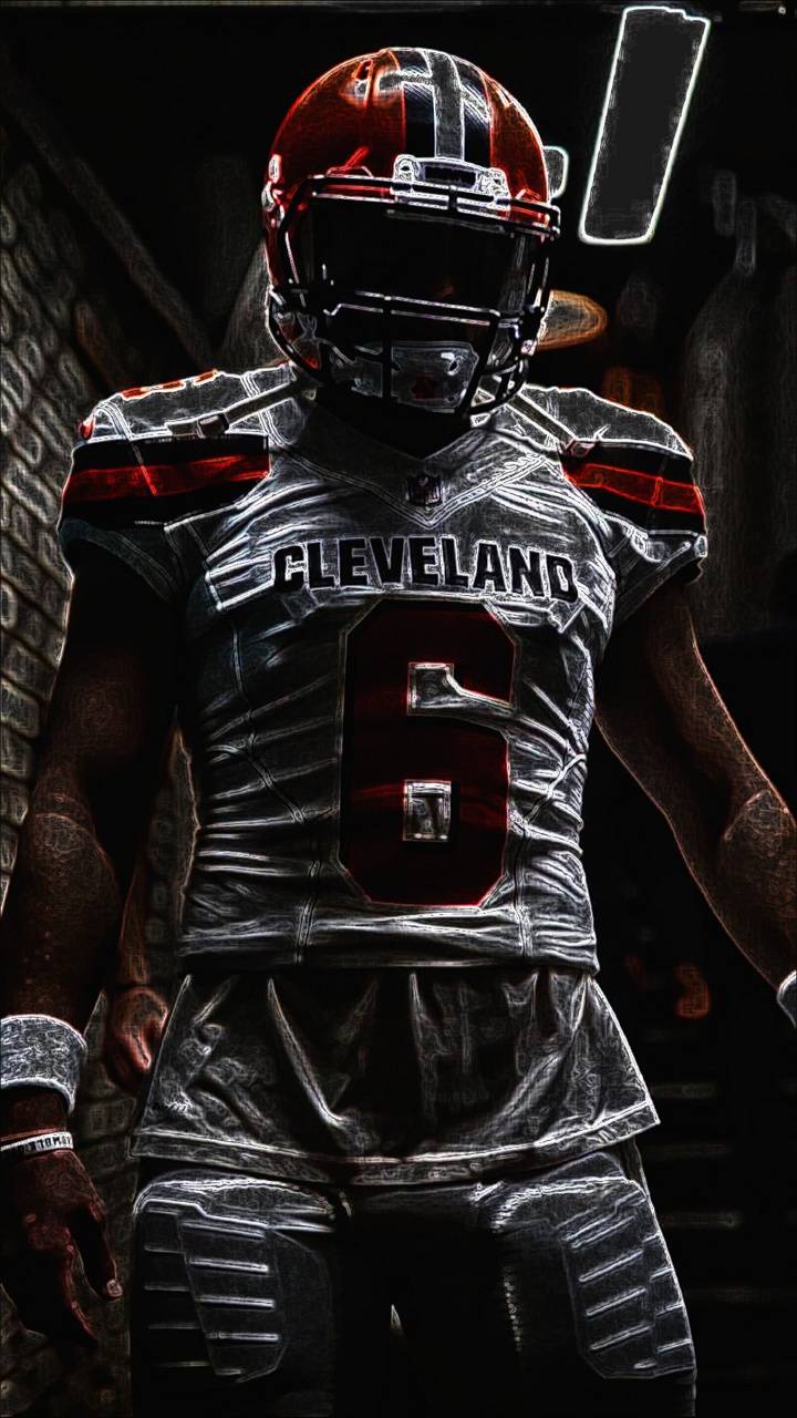 720x1280 Baker mayfield neon wallpaper