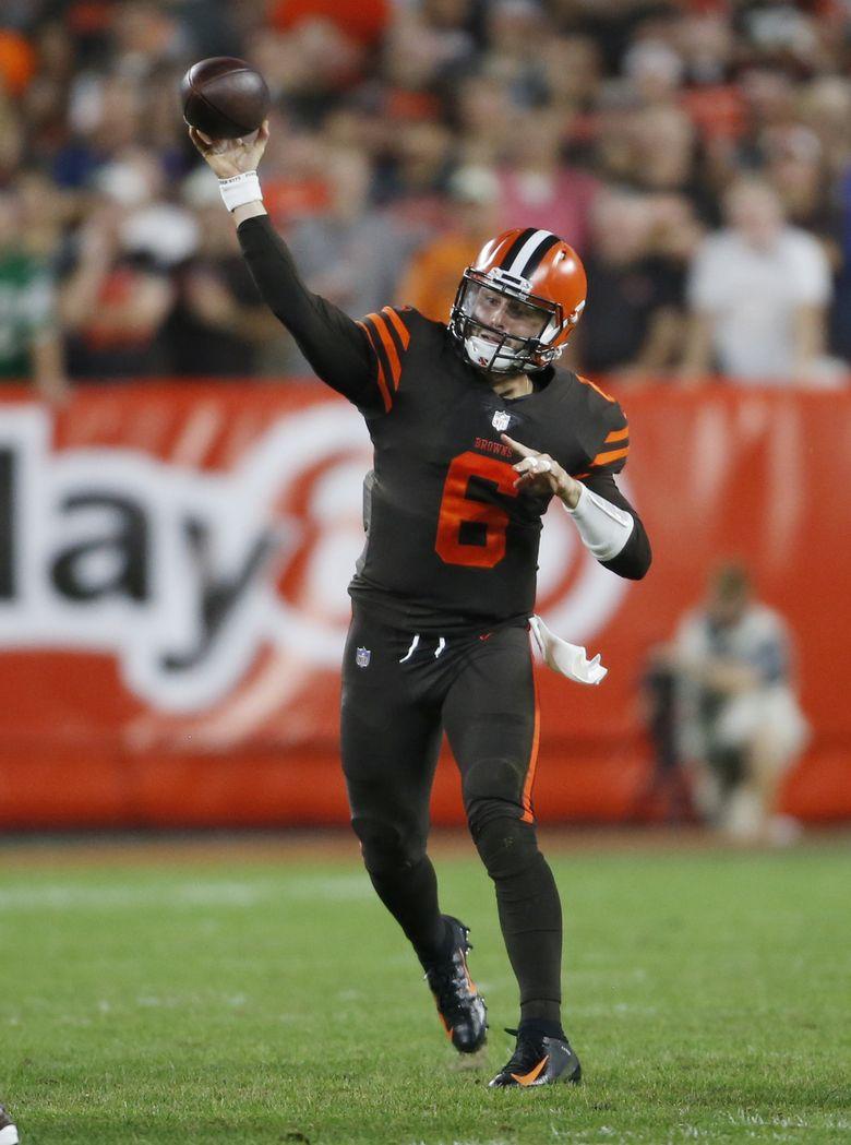 780x1049 Cleveland Browns Quarterback Baker Mayfield Throws Mayfield Browns Jets