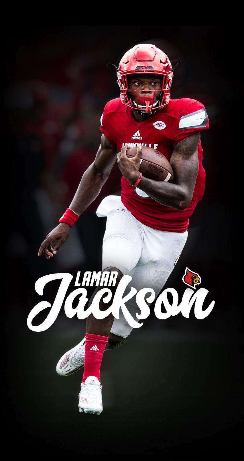 852x1608 iPhone 7 Lamar Jackson Wallpaper