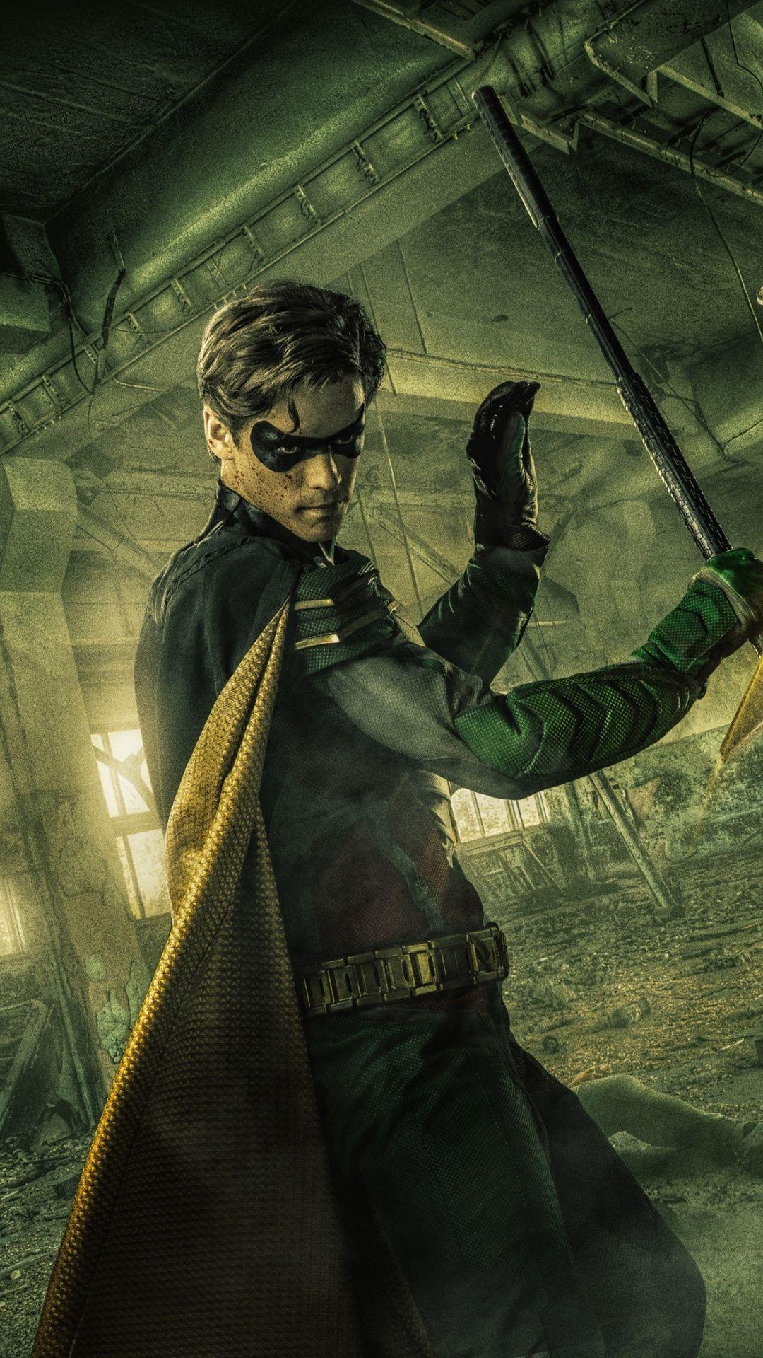 1080x1920 Dick Grayson Nightwing Titans Wallpaper