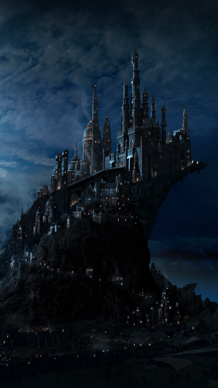 720x1280 Harry Potter Castle Wallpaper