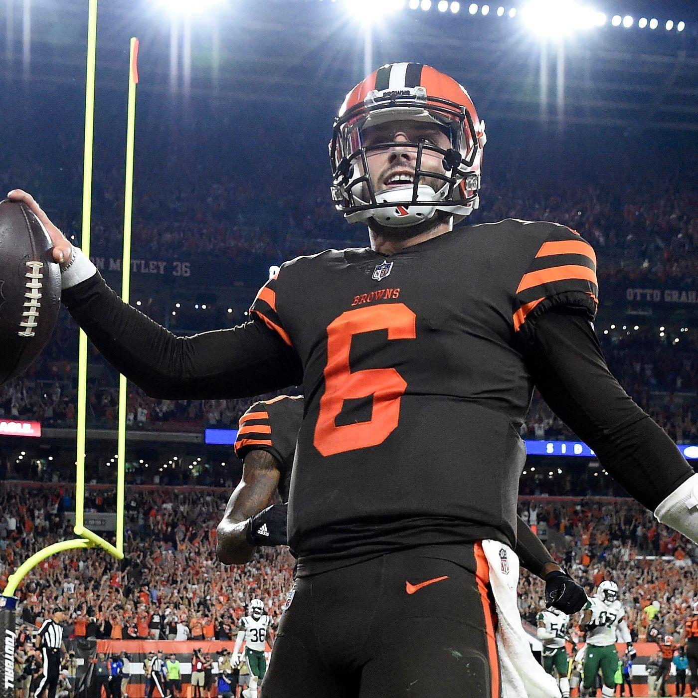 1400x1400 Browns Vs. Jets Final Score: Cleveland Wins 21 17 As The Baker Mayfield Era Begins! By Nature