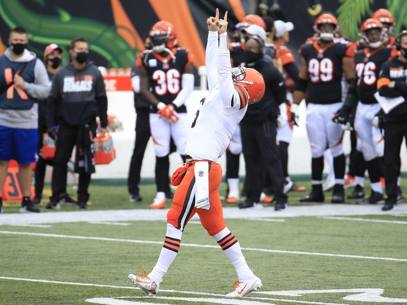 1400x1050 Browns Vs. Bengals Final Score: Baker Mayfield Has Epic Comeback Performance As Cleveland Wins 37 34 Shootout By Nature