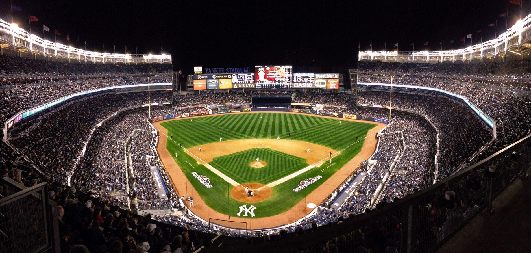 1837x876 Old Yankee Stadium Wallpaper