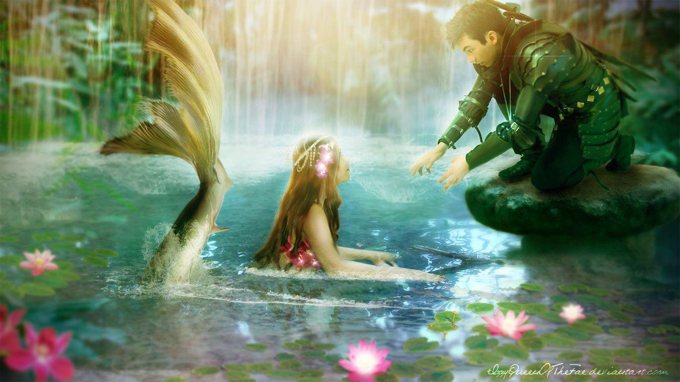 1366x768 Mermaid Wallpaper Mermaid Wallpaper & Background Download