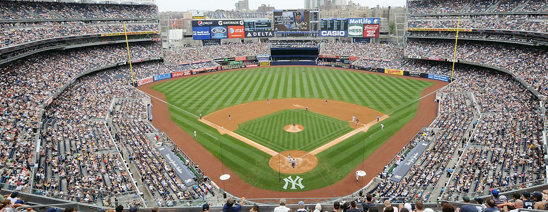 1800x698 Mlb American League Background. Yankee Stadium Panorama