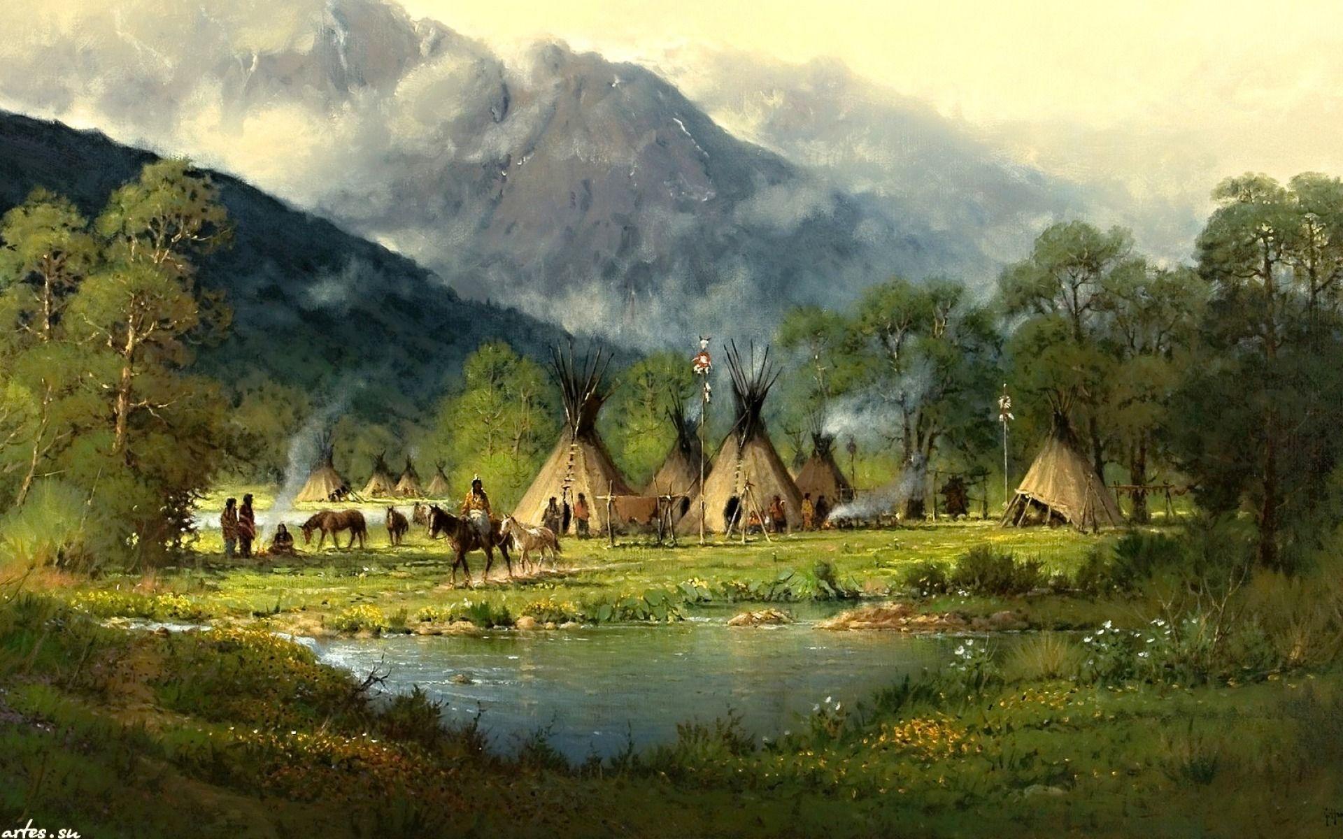 1920x1200 Indian Tribe HD Wallpaper