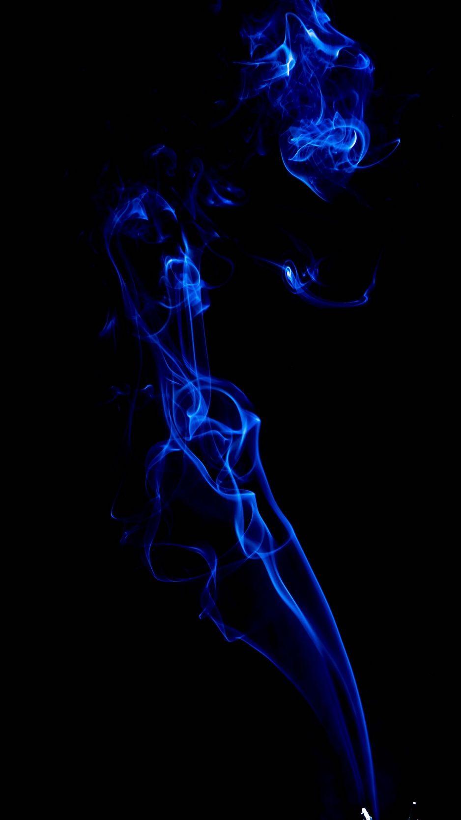 938x1668 Download Wallpaper 938x1668 Dark Smoke Clot Shroud Blue Colored Smoke Wallpaper, Background IPhone 8 7 6S 6 For Parallax