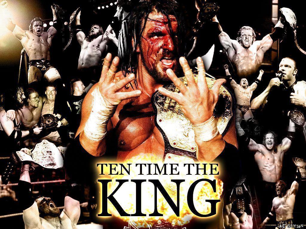 1024x768 Triple H The King Of Kings Wallpaper