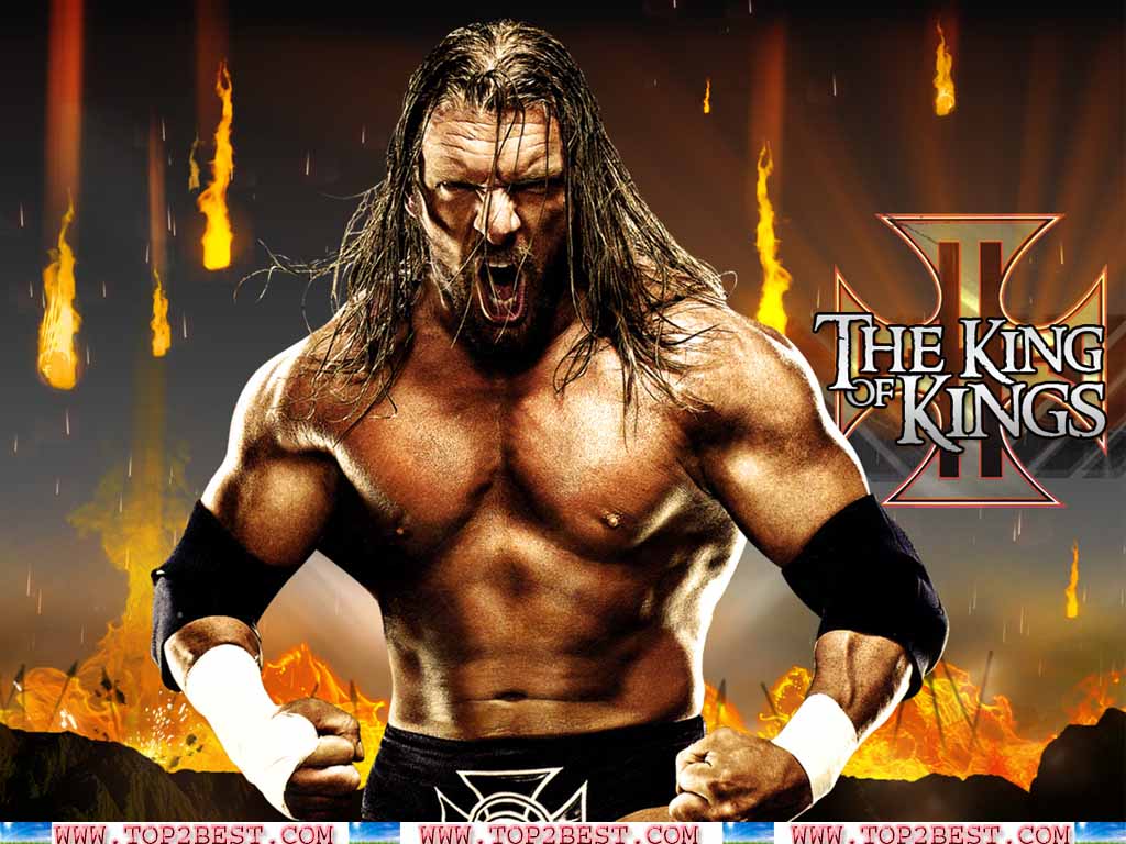 1024x768 Triple H King Of Kings Wallpaper
