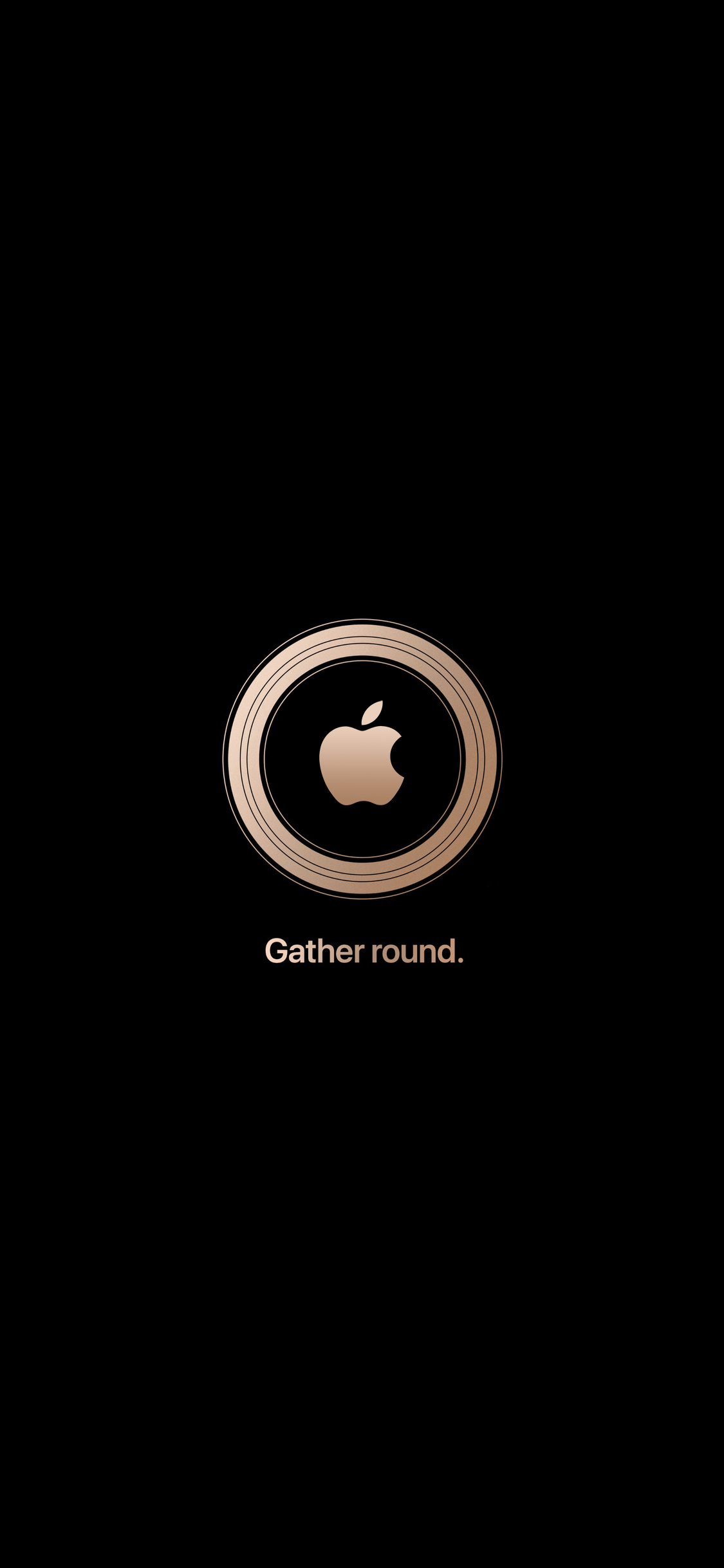1125x2436 Gather round Apple event wallpaper