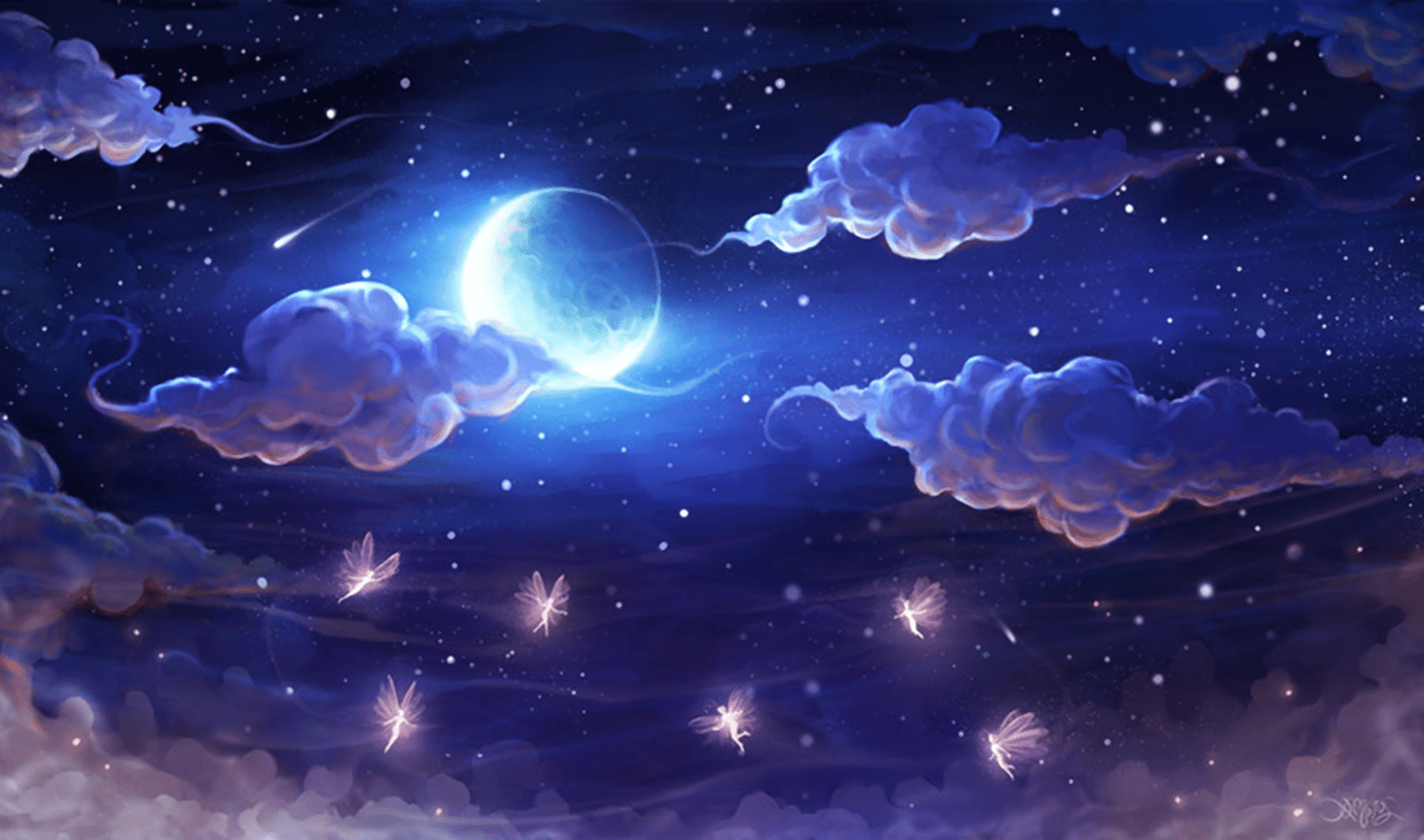 Magical Night Sky Wallpapers - Top Free Magical Night Sky Backgrounds ...