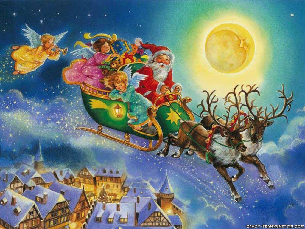 1024x768 beautiful desktop wallpaper 2014: Magic in the air christmas Wallpaper