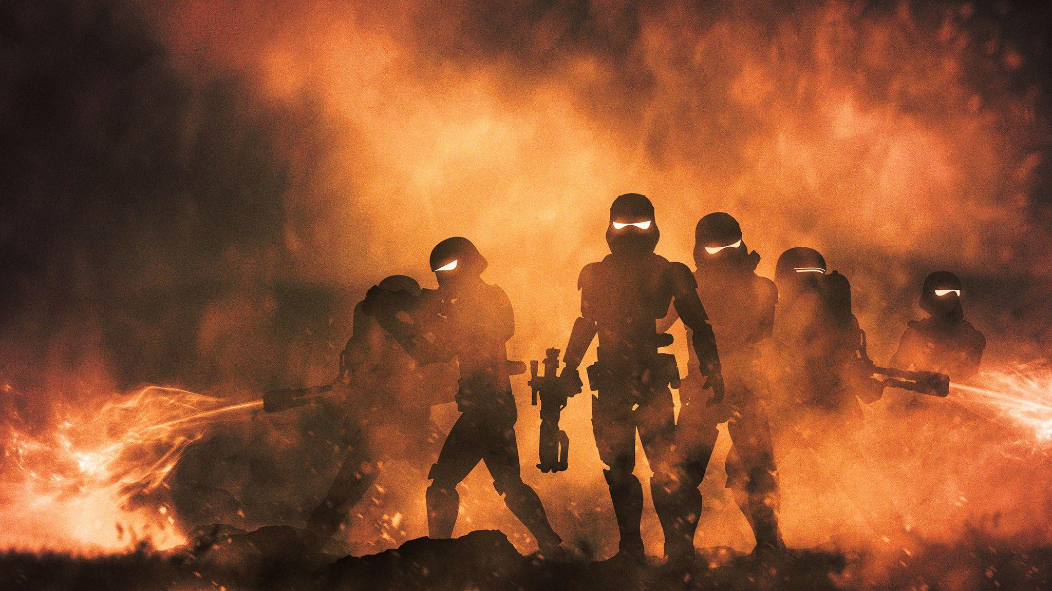 2048x1152 First Order Flame Trooper, HD Artist, 4k Wallpaper, Image, Background, Photo and Picture