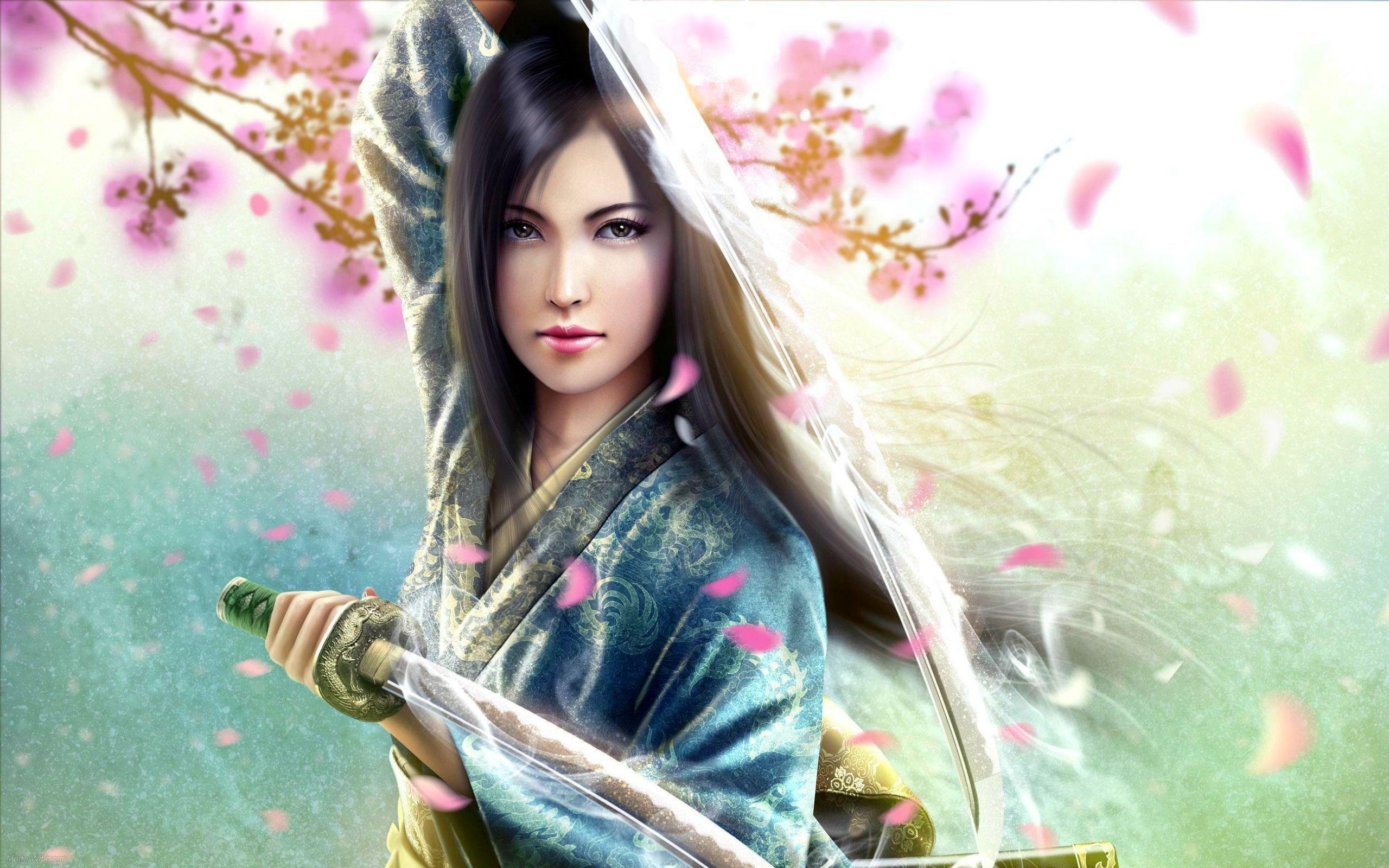 2560x1600 Women Warrior Computer Wallpaper, Desktop Background 2560x1600. Fantasy girl, Anime art beautiful, Warriors wallpaper