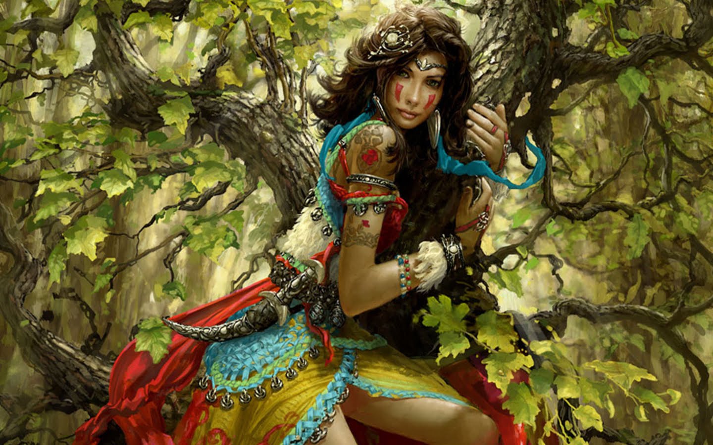 1440x900 Hd Wallpaper Women Warriors Desktop Wallpaper Fantasy Warrior Love Beautiful 1440x900 Wallpaper :
