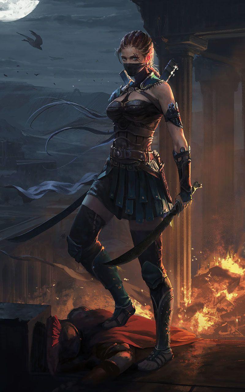800x1280 Warrior Princess. Prajurit wanita, Warrior princess, Seni karakter