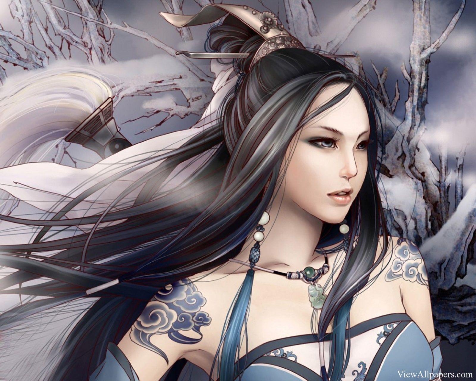 1600x1280 Anime Warrior Wallpaper