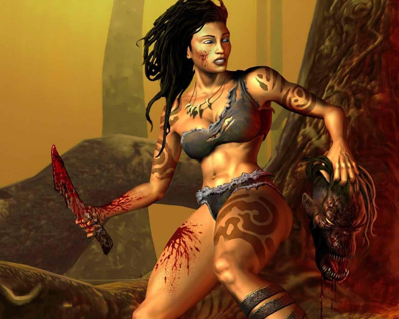 1280x1024 Free Wallpaper beautiful warrior girl wallpaper. Warrior girl, Warrior woman, Fantasy girl
