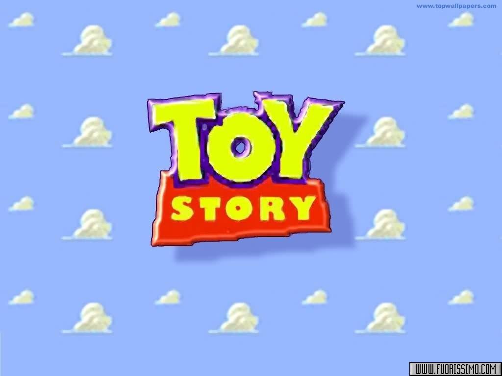 1024x768 Pixar toy story logo