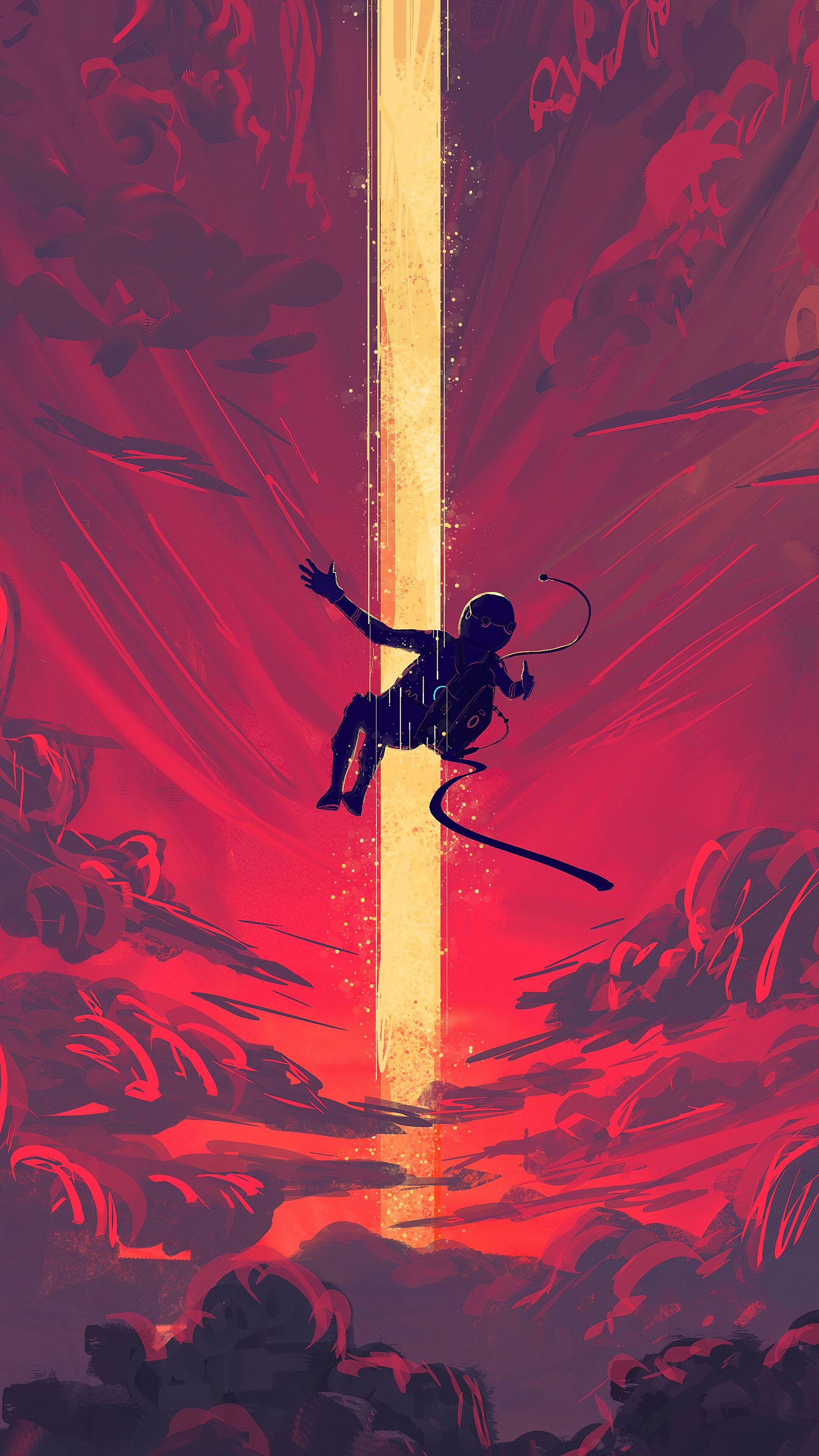 2160x3840 Astronaut, Illustration, Digital Art, 4K phone HD Wallpaper, Image, Background, Photo and Picture